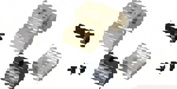 500 Lb Holding Force Single T-Slot Machinable Wedge Clamp